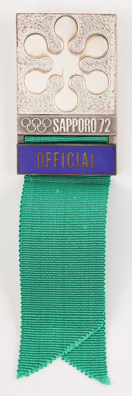 Lot 3197 Sapporo 1972 Winter Olympics Skiing Official's Badge