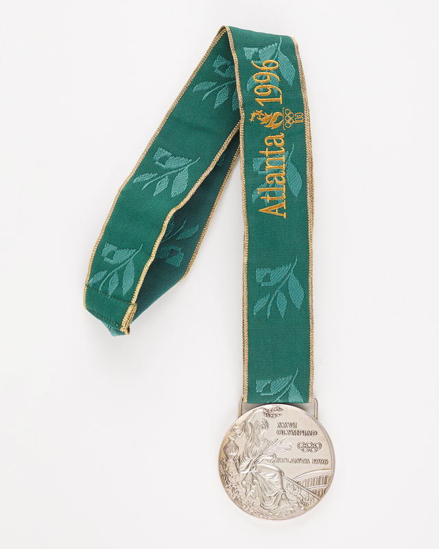 Lot 3094 Atlanta 1996 Summer Olympics Silver Winner's Medal for Gymnastics (Unawarded)