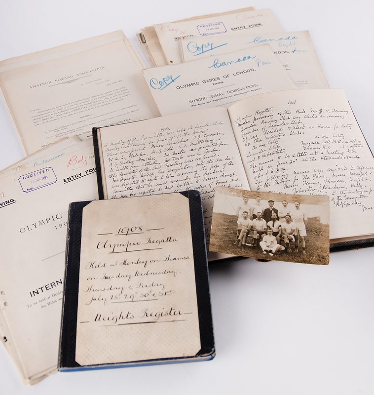 Lot 3229 London 1908 Olympic Games Rowing and International Regatta Archive