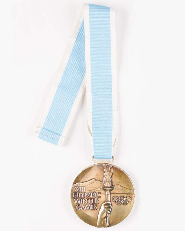 Lot 3084 Lake Placid 1980 Winter Olympics Silver Winner's Medal - Unawarded