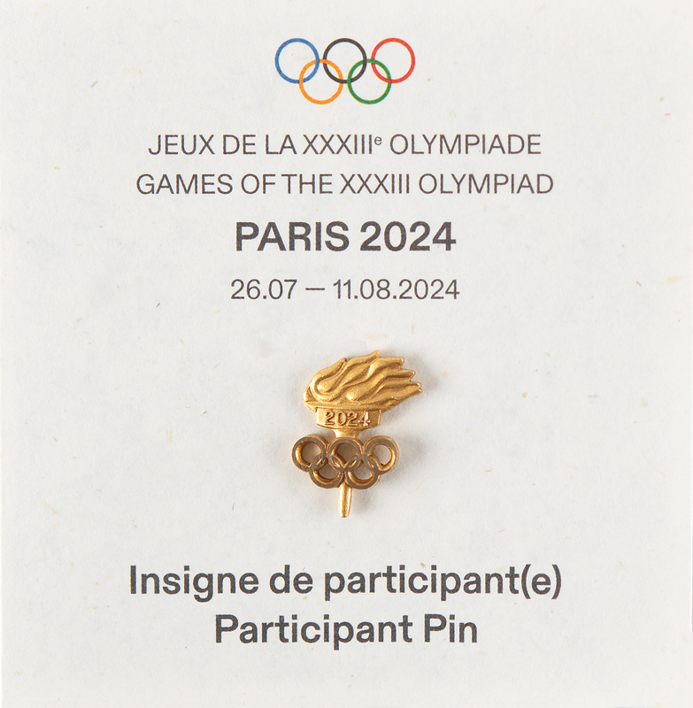 Lot 3213 Paris 2024 Summer Olympics Participation Pin