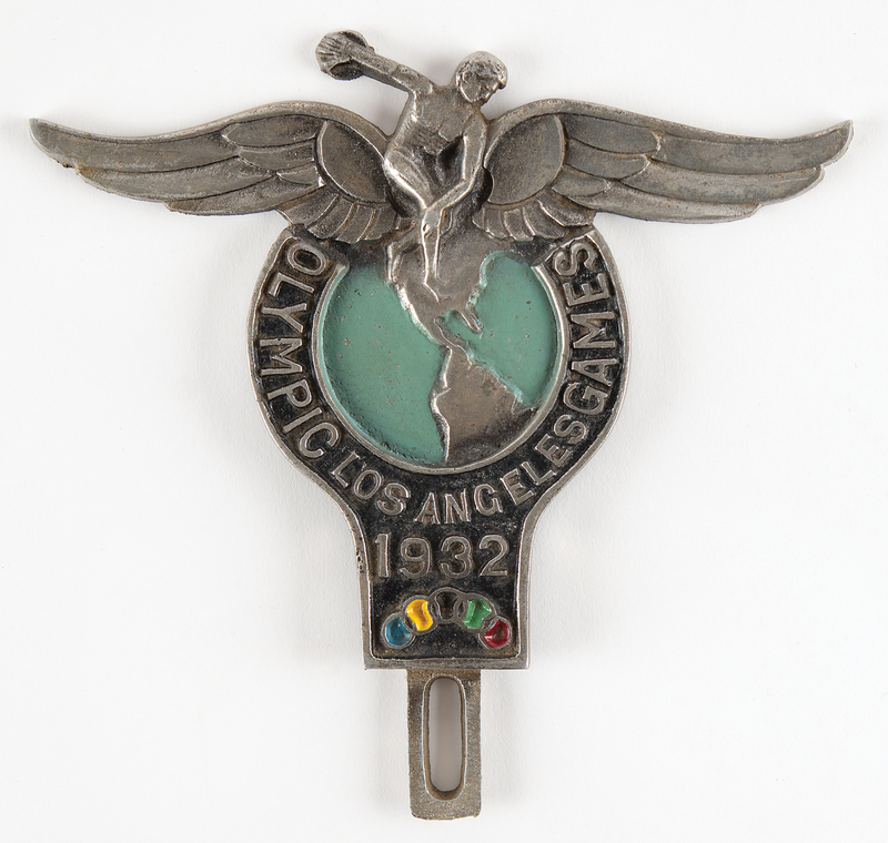 Lot 3321 Los Angeles 1932 Summer Olympics License Plate Topper