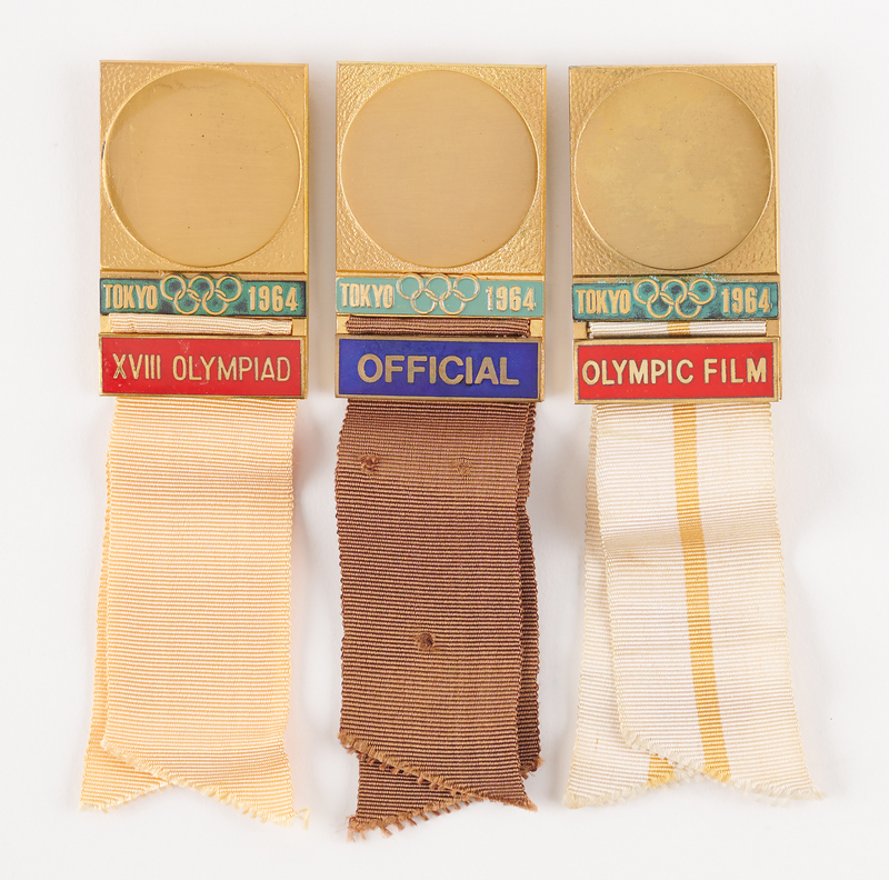 Lot 3184 Tokyo 1964 Summer Olympics (3) Credential Badges