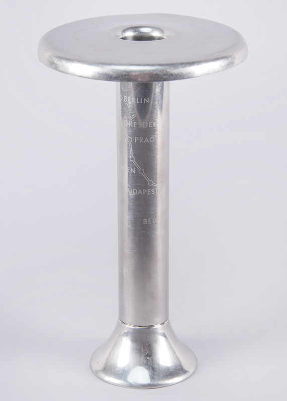 Lot 3002 Berlin 1936 Summer Olympics Torch with Official Torchbearer Participation Certificate
