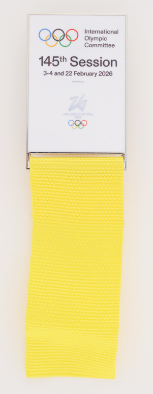 Lot 3214 145th IOC Session Press Badge in Milan, Italy (2026)