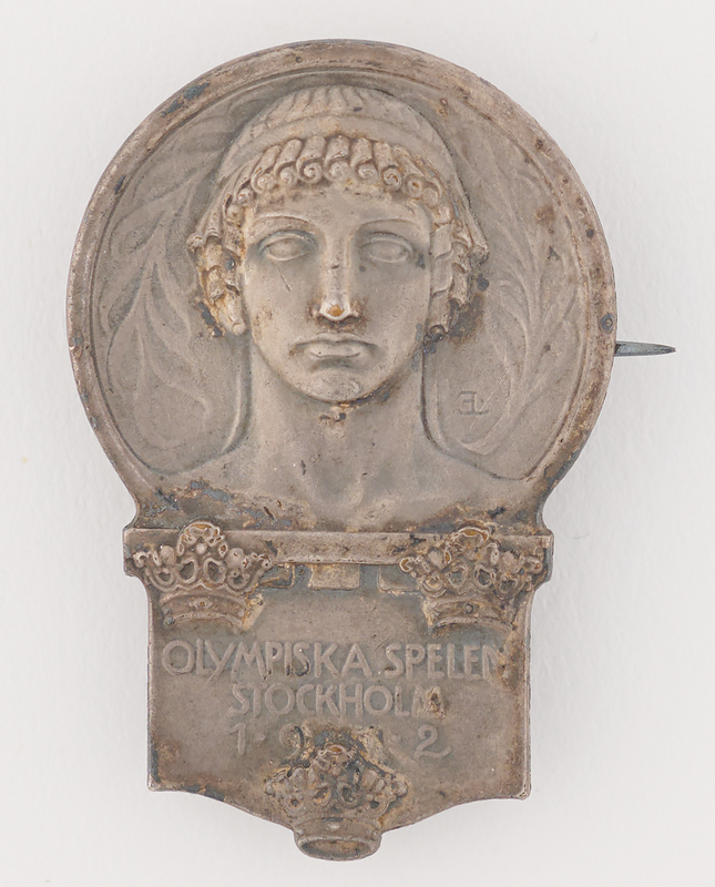 Lot 3147 Stockholm 1912 Olympics Competitor's Badge