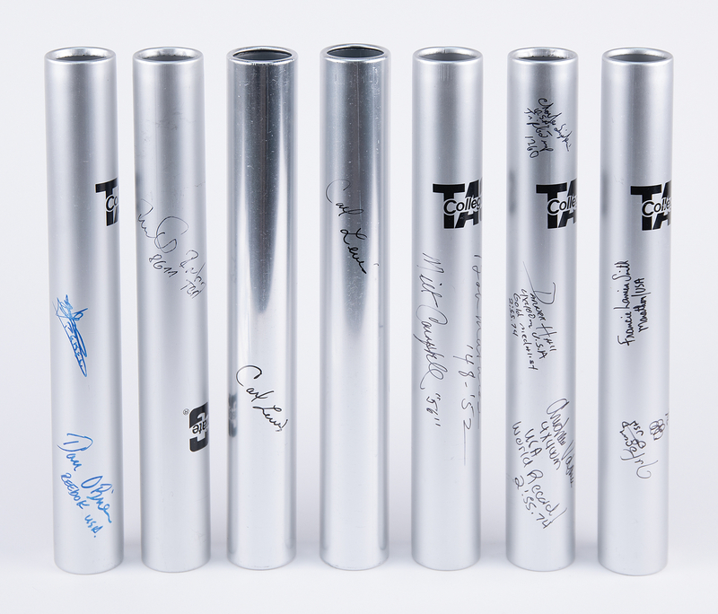 Lot 3256 Olympic Athletes (7) Signed Batons