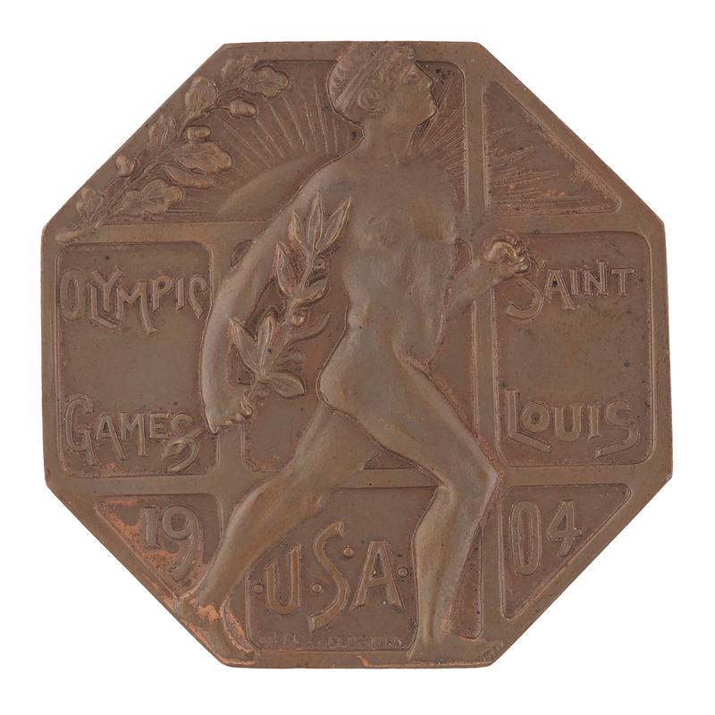 Lot 3108 St. Louis 1904 Olympics Rare Athlete's Participation Medal