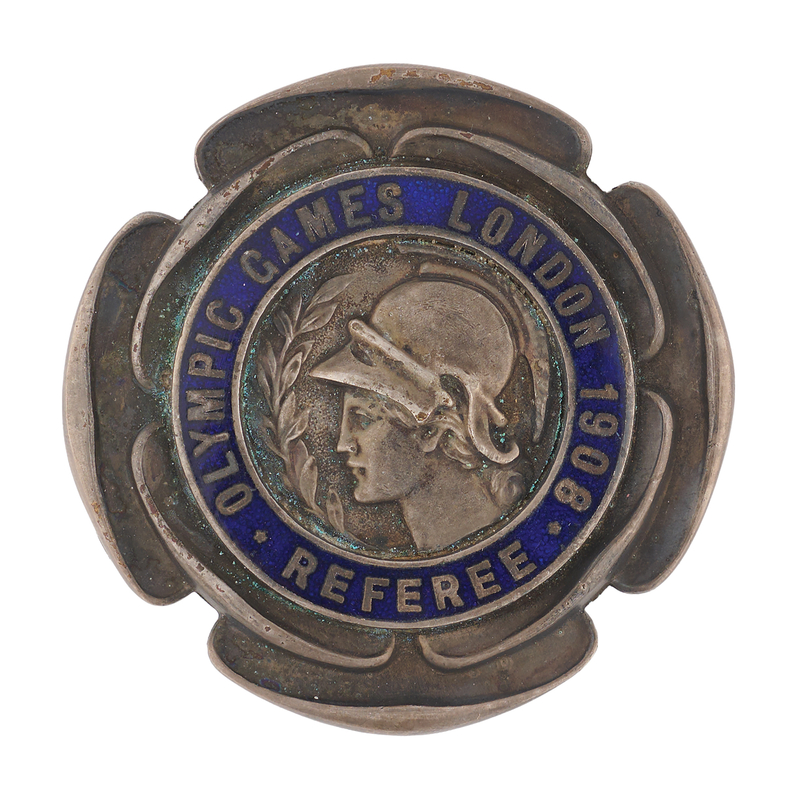 Lot 3136 London 1908 Olympics Referee Badge