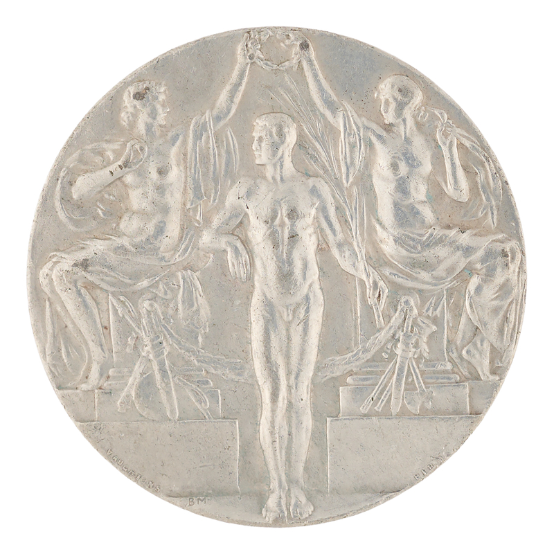 Lot 3060 Stockholm 1912 Olympics Silver Winner's Medal