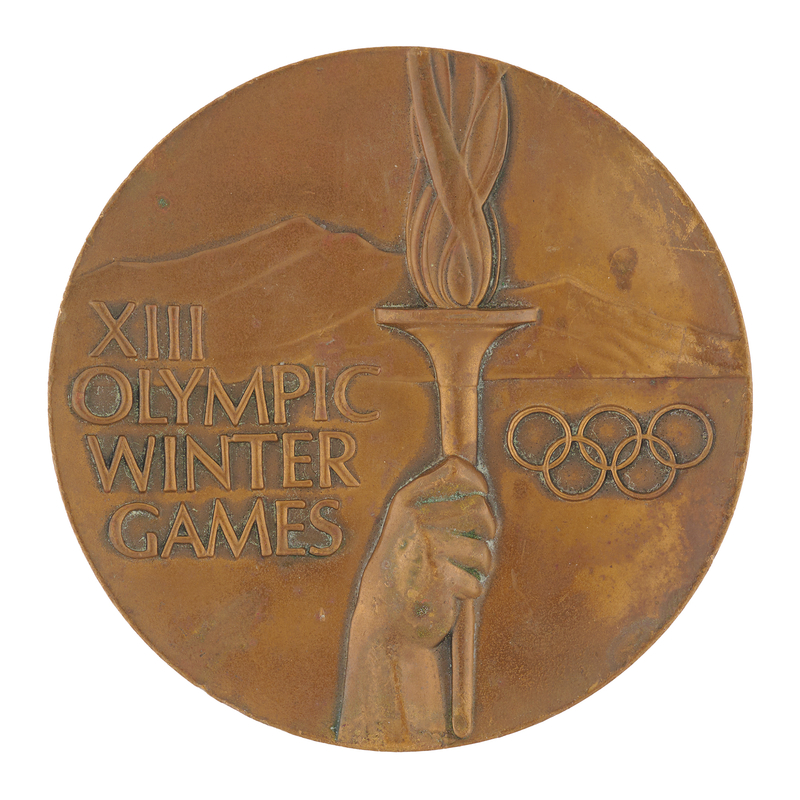 Lot 3086 Lake Placid 1980 Winter Olympics Sample Bronze Winner's Medal