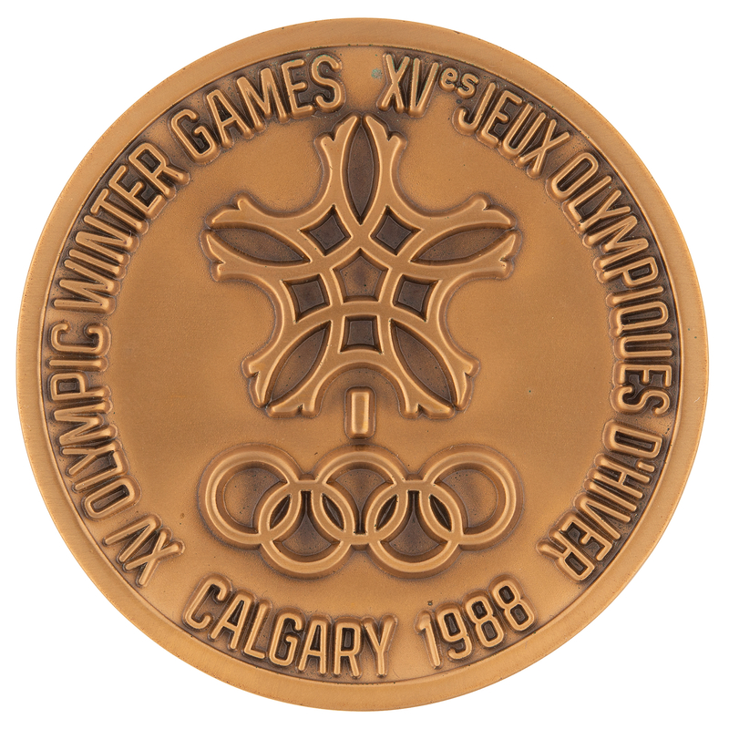 Lot 3123 Calgary 1988 Winter Olympics Bronze Participation Medal