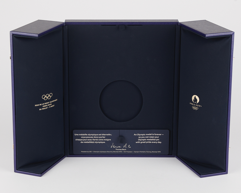 Lot 3100 Paris 2024 Summer Olympics Winner's Medal Case