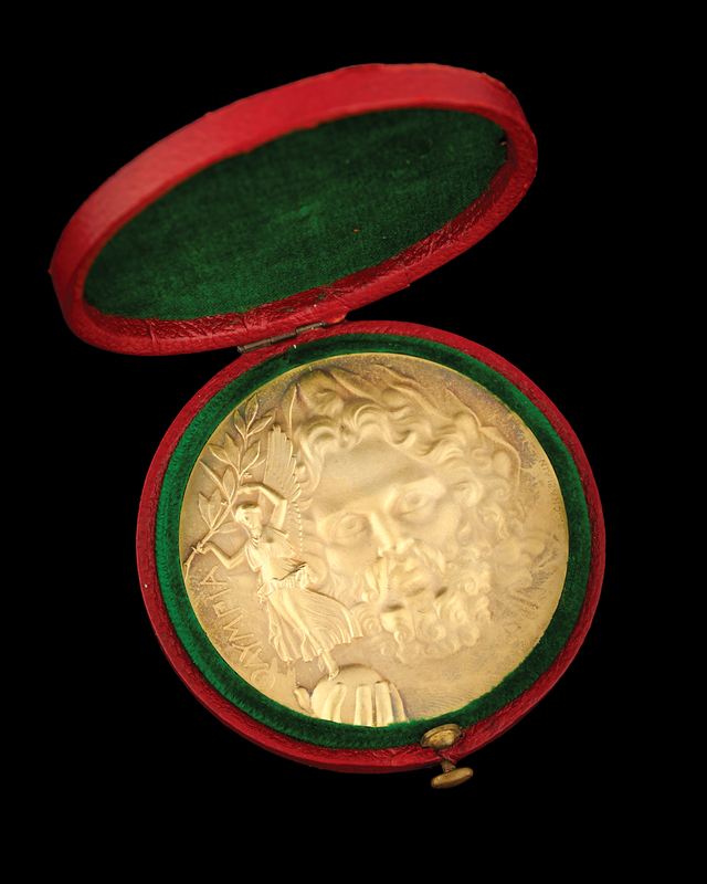 Lot 3055 Athens 1906 Intercalated Olympics Gold Winner's Medal
