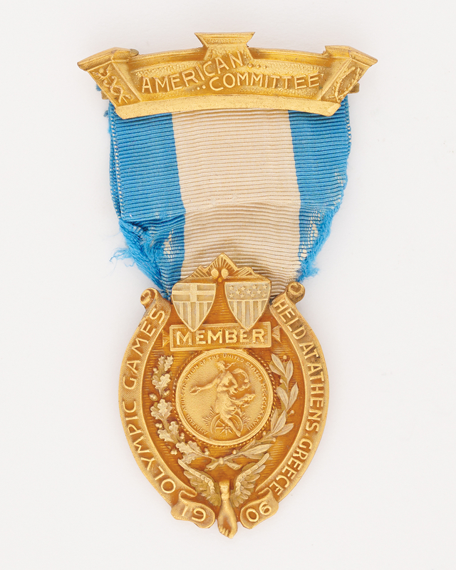 Lot 3131 Athens 1906 Intercalated Olympics American Olympic Committee Member's Badge