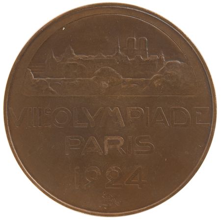 Lot #3111 Paris 1924 Summer Olympics Bronze Participation Medal - Image 2