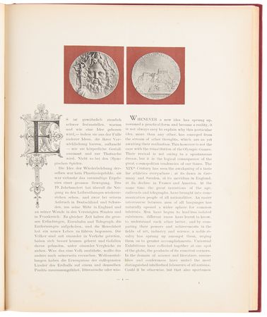 Lot #3224 Athens 1896 Olympics Official Report (German-and-English Language) - Image 4