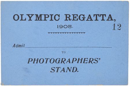 Lot #3135 London 1908 Olympics Photographer's