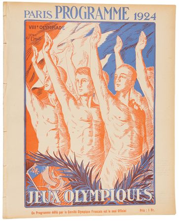 Lot #3236 Paris 1924 Summer Olympics Program for