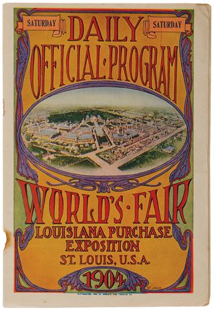 Lot #3225 St. Louis 1904 Olympics Program (July