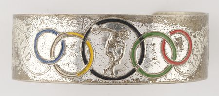 Lot #3272 Los Angeles 1932 Summer Olympics Souvenir Bracelet - Image 4