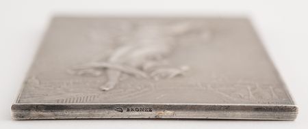 Lot #3046 Paris 1900 Olympics Silvered Bronze Winner's Medal for Shooting - Image 3