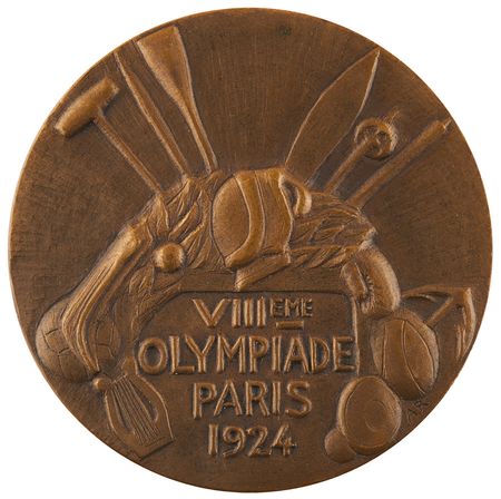 Lot #3068 Paris 1924 Summer Olympics Bronze