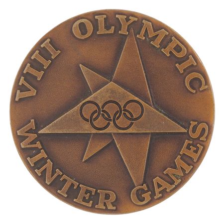 Lot #3118 Squaw Valley 1960 Winter Olympics Bronze