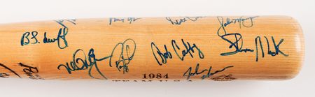 Lot #3254 Los Angeles 1984 Summer Olympics Team USA Signed Baseball Bat - Image 3