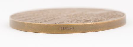 Lot #3066 Chamonix 1924 Winter Olympics Bronze Winner's Medal - Image 3