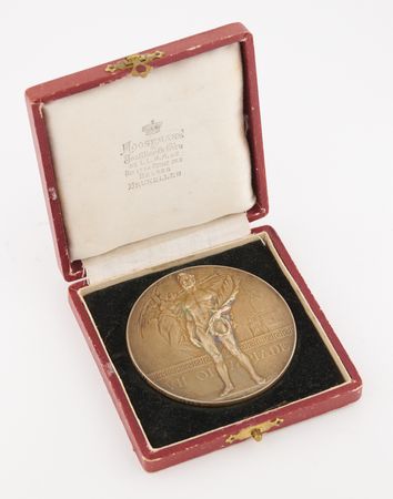 Lot #3062 Antwerp 1920 Olympics Gold Winner's Medal for Tug of War - Image 7