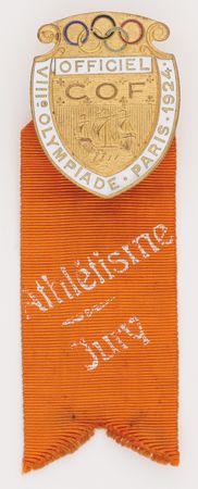 Lot #3152 Paris 1924 Summer Olympics Athletics