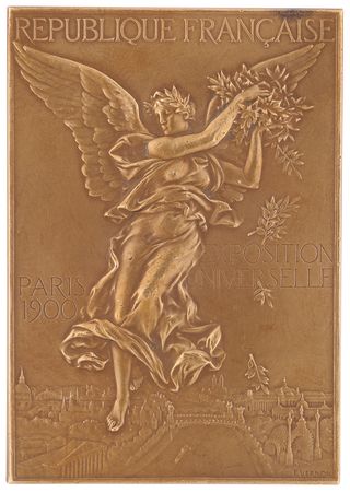 Lot #3048 Paris 1900 Olympics Bronze Winner's