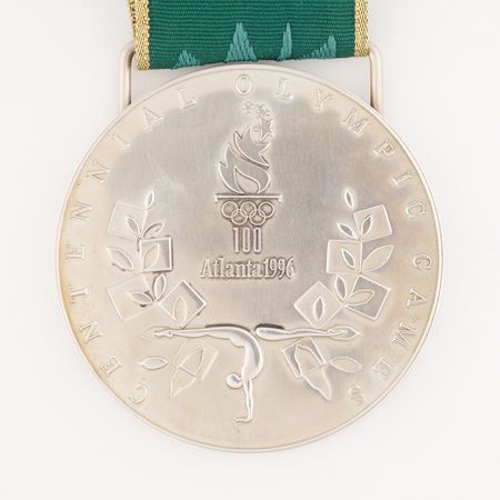 Lot #3094 Atlanta 1996 Summer Olympics Silver Winner's Medal for Gymnastics (Unawarded) - Image 4