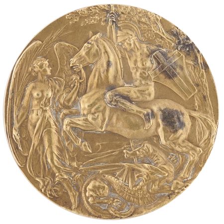 Lot #3057 London 1908 Olympics Bronze Winner's Medal for Sailing - Image 2