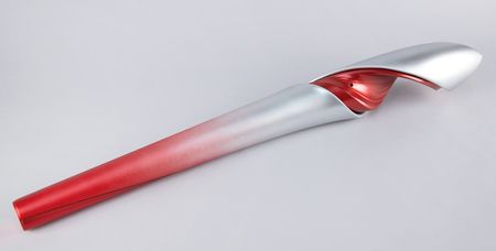 Lot #3040 Beijing 2022 Winter Olympics Torch and Display Base - Image 4