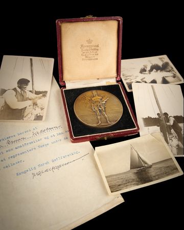 Lot #3064 Antwerp 1920 Olympics Gold Winner's Medal for Sailing - Image 1