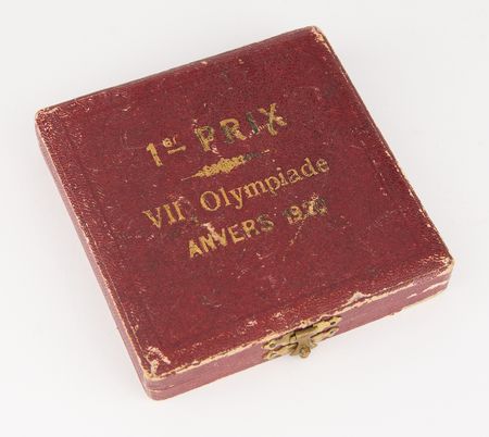Lot #3064 Antwerp 1920 Olympics Gold Winner's Medal for Sailing - Image 6