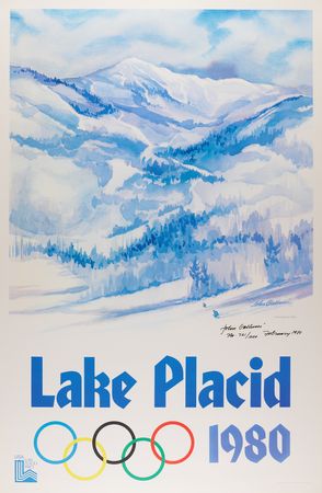 Lot #3220 Lake Placid 1980 Winter Olympics Poster