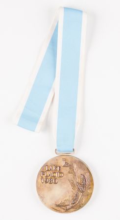 Lot #3084 Lake Placid 1980 Winter Olympics Silver Winner's Medal - Unawarded - Image 2