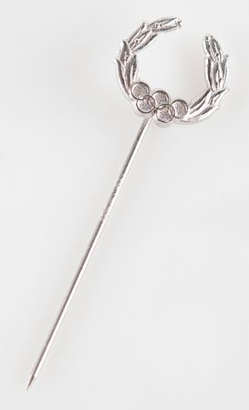 Lot #3209 IOC Silver Olympic Order Pin - Image 1