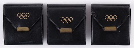 Lot #3164 Los Angeles 1932 Summer Olympics Set of (3) Winner's Medals Pins - Image 2