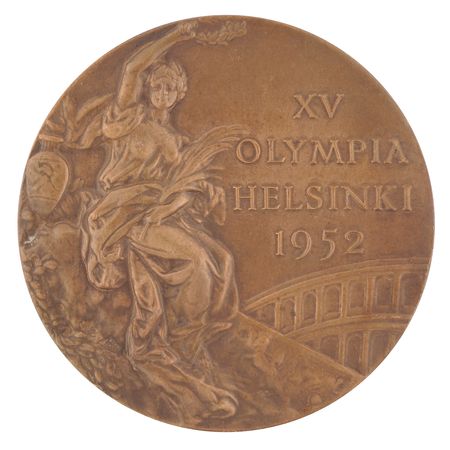 Lot #3076 Helsinki 1952 Summer Olympics Bronze Winner's Medal - Image 1