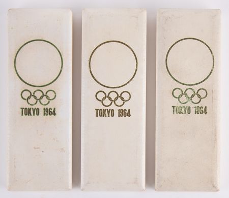 Lot #3184 Tokyo 1964 Summer Olympics (3) Credential Badges - Image 3