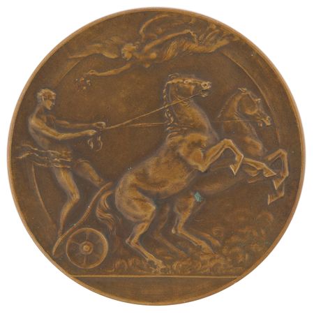 Lot #3065 Antwerp 1920 Olympics Bronze Winner's Medal and Participation Medal - Image 3