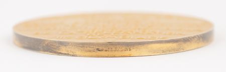 Lot #3067 Chamonix 1924 Winter Olympics Gold Winner's Medal - Image 3