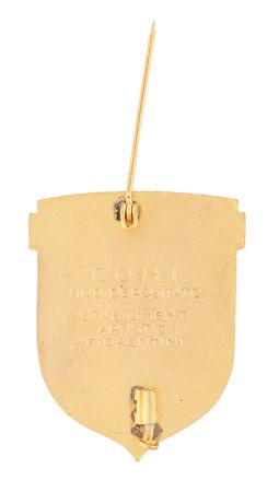 Lot #3179 Cortina 1956 Winter Olympics Radio-TV Badge - Image 2