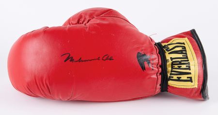 Lot #3251 Muhammad Ali Signed Boxing Glove