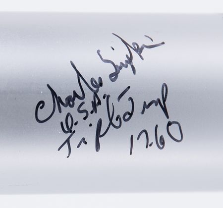 Lot #3256 Olympic Athletes (7) Signed Batons - Image 10