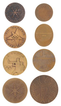 Lot #3103 Olympic Collection of (50) Participation Medals from the Collection of Fred Raymon - Image 11